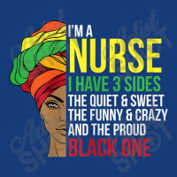 Womens Proud Black Nurse Woman Afro Cool Black History Month Gift Vide Foam Snapback Hat | Artistshot