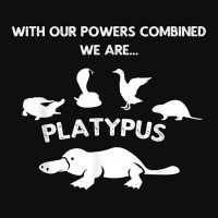 Our Power Combined We Are Platypus - Zoology Funny Platypus Foam Snapback Hat | Artistshot