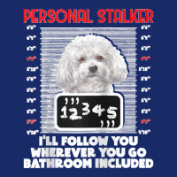 Personal Stalker Funny Bichon Frise Dog Bichon Tenerife Raglan Basebal 5 Panel Snapback Cap | Artistshot