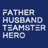 Mens Father Husband Teamster Hero   Inspirational Father T Shirt 5 Panel Snapback Cap | Artistshot