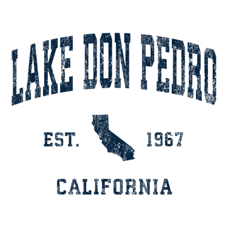 Lake Don Pedro California Ca Vintage Athletic Navy Sports De 5 panel snapback cap by Scout | Artistshot