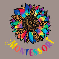 Montessori Method Sunflower Tie Dye And Leopard Pattern T Shirt 5 Panel Snapback Cap | Artistshot