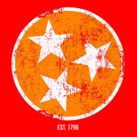 Tennessee Shirt State Flag Orange & White Vintage Est. 1796 5 Panel Snapback Cap | Artistshot