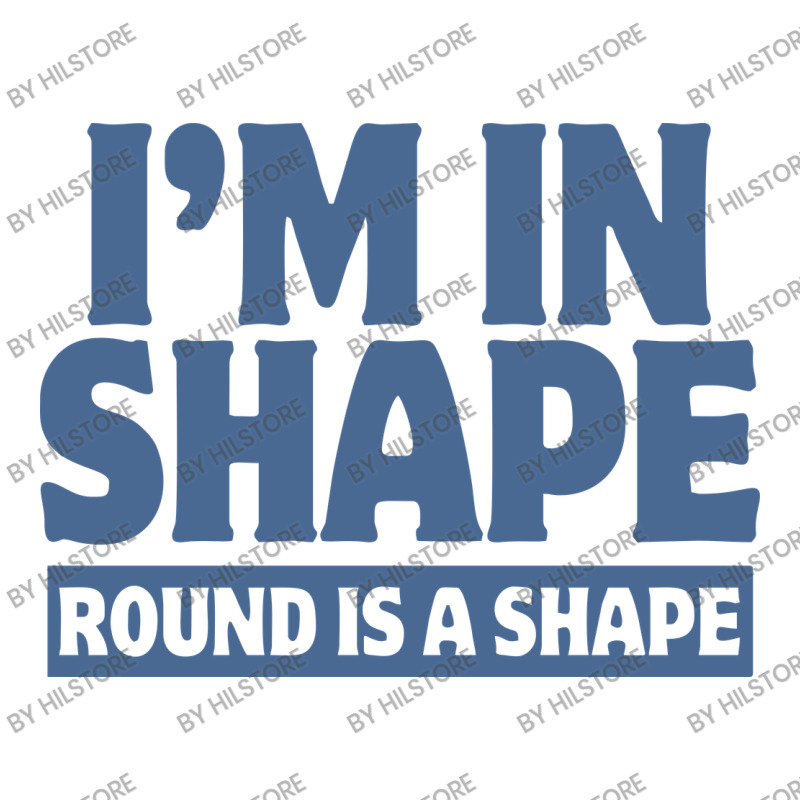 I Am In Shape Round Is A Shape Jumbo Paper Bag - 18 X 7 X 18 3/4 | Artistshot