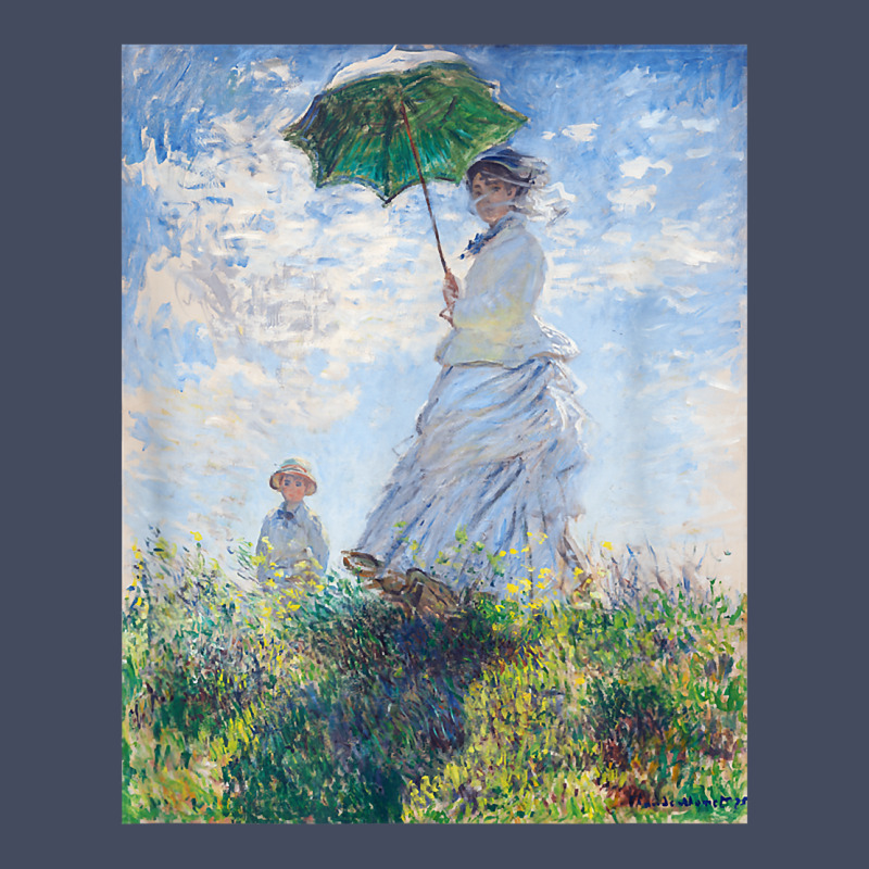 Monet's Woman With A Parasol  Modern Art Famous Painting T Shirt Nike Dri-FIT Cap by koleuuwla | Artistshot