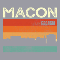 Macon Georgia Town Skyline Pullover Hoodie Retro Trucker Cap | Artistshot