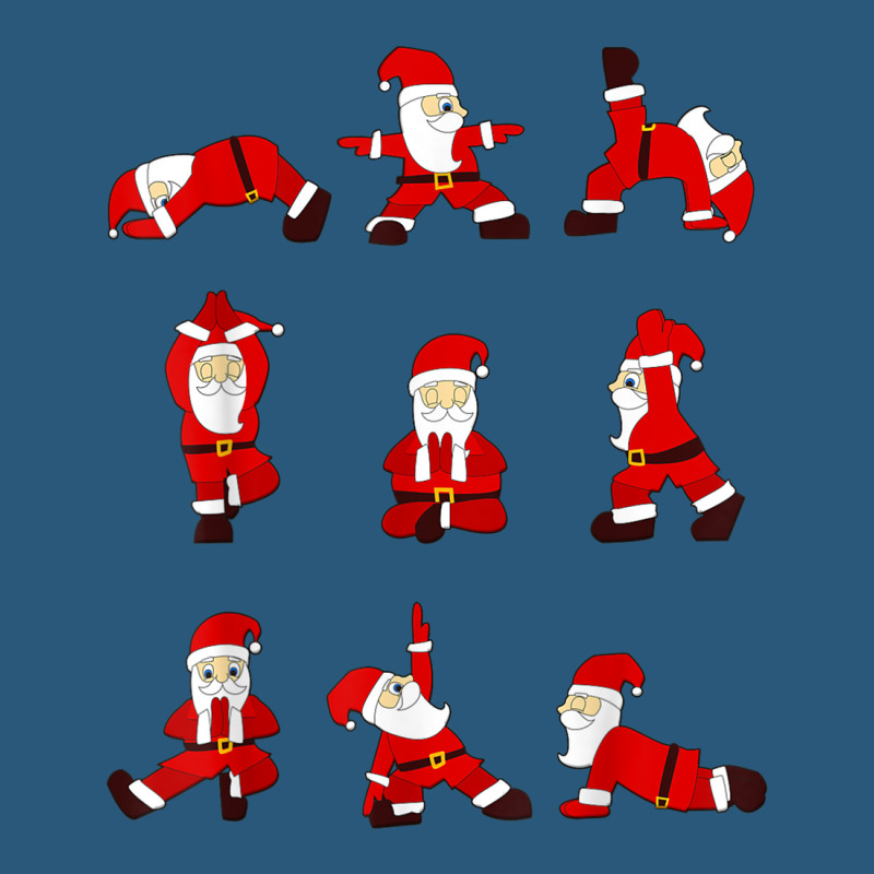 Funny Santa Christmas Yoga Positions T Shirt Retro Trucker Cap by cm-arts | Artistshot