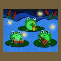 Cute Frogs Playing Musical Instruments Retro Trucker Cap | Artistshot