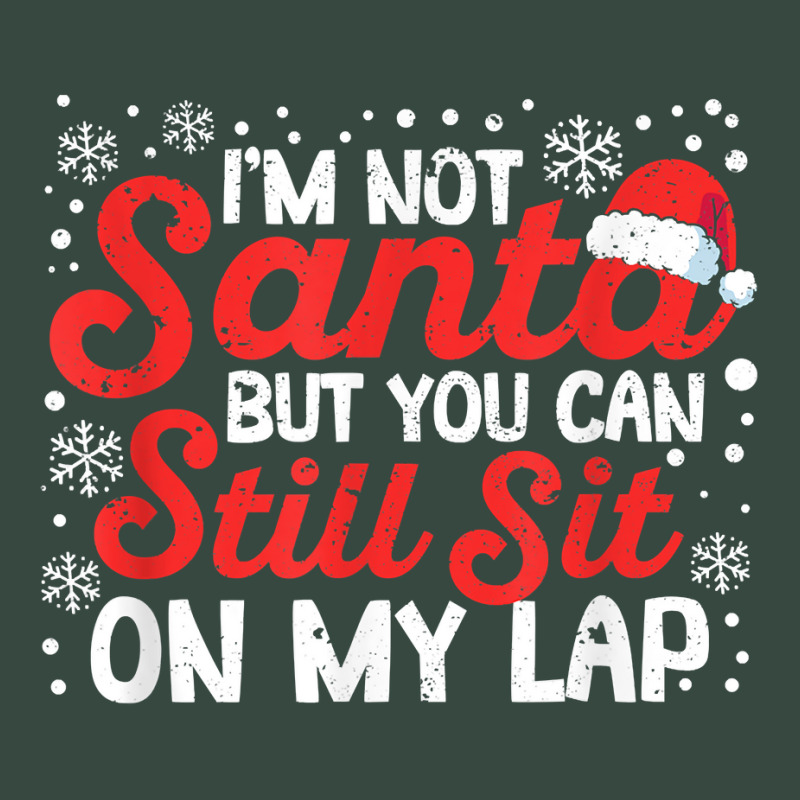 I'm Not Santa But You Can Still Sit On My Lap Christmas Pjs T Shirt Seamless Cap | Artistshot