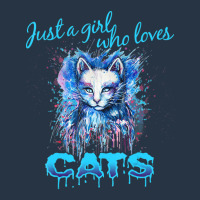 Cute 'just A Girl Who Loves Cats' Tee, Splash Art Cat Lover Yupoong Trucker Cap | Artistshot