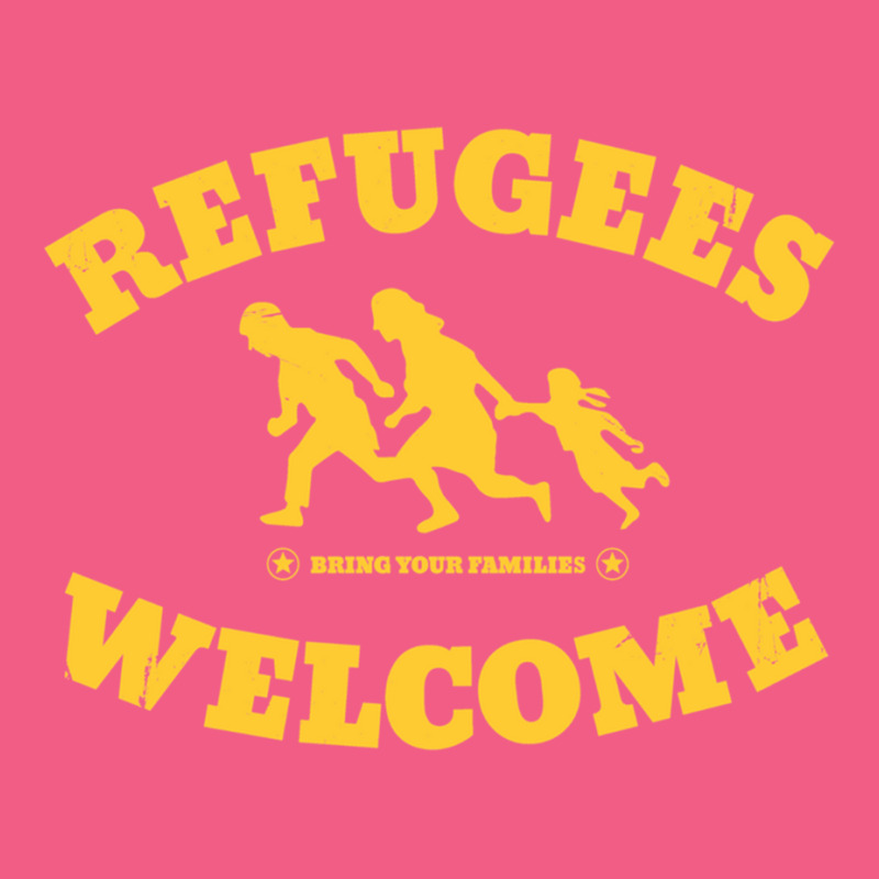 Refugees Welcome Foam Snapback hat by cm-arts | Artistshot