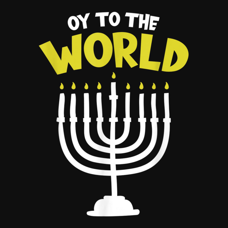 Hanukkah Jewish Holiday Oy To The World Foam Snapback Hat | Artistshot