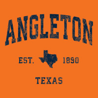 Angleton Texas Tx Vintage Athletic Navy Sports Design Foam Snapback Hat | Artistshot