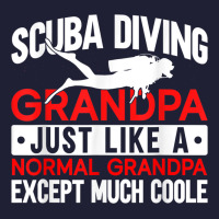 Scuba Diving Grandpa Underwater Ocean Lover Scuba Diver 5 Panel Snapback Cap | Artistshot