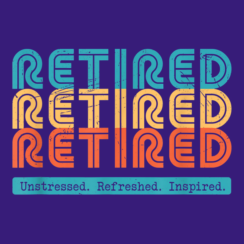 Retired Retro   Unstressed. Refreshed. Inspired. Vintage T Shirt Pa Trucker Cap by cm-arts | Artistshot