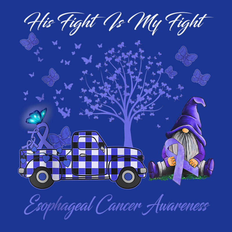 His Fight Is My Fight Esophageal Cancer Awareness Tank Top Pa Trucker Cap by cm-arts | Artistshot