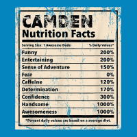 Camden Nutrition Facts Funny Name Humor Nickname T Shirt Fashion Visor | Artistshot