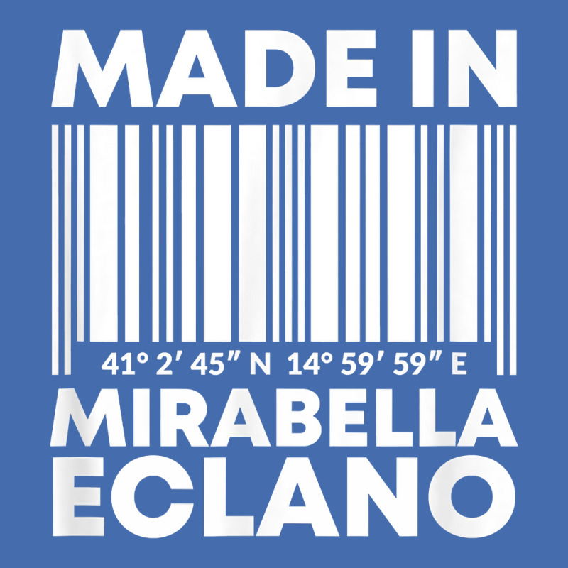 Made In Mirabella Eclano Barcode T Shirt Fashion Visor | Artistshot