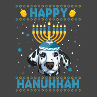 Dalmatian Dog Mens Happy Hanukkah Dalmatian Hanukkah Ugly Sweater Chri Fashion Visor | Artistshot