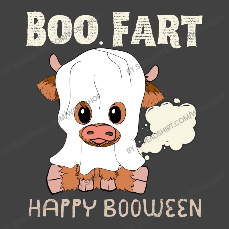 Boo Fart Funny Farting Cow Ghost For Halloween Vintage T-shirt | Artistshot