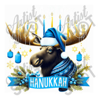 Happy Hanukkah Moose Menorah Jewish Bomber Jacket | Artistshot