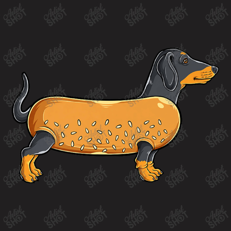 Pun Sausage Dog T-shirt | Artistshot