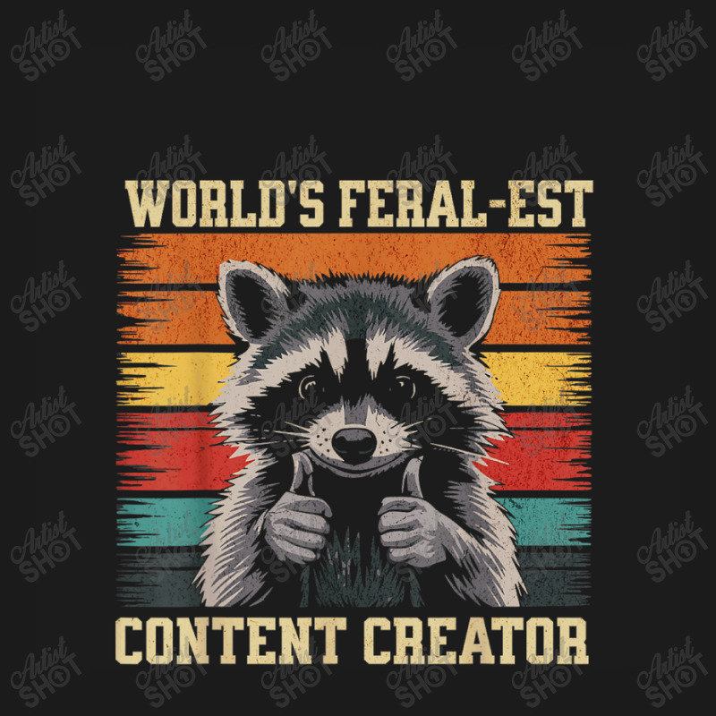 World's Feral Est Content Creator Funny Raccoon Nike Dri-FIT Cap by Teresa Simmons | Artistshot