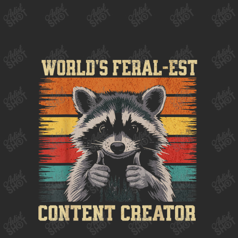 World's Feral Est Content Creator Funny Raccoon Foam Trucker Hat by Teresa Simmons | Artistshot