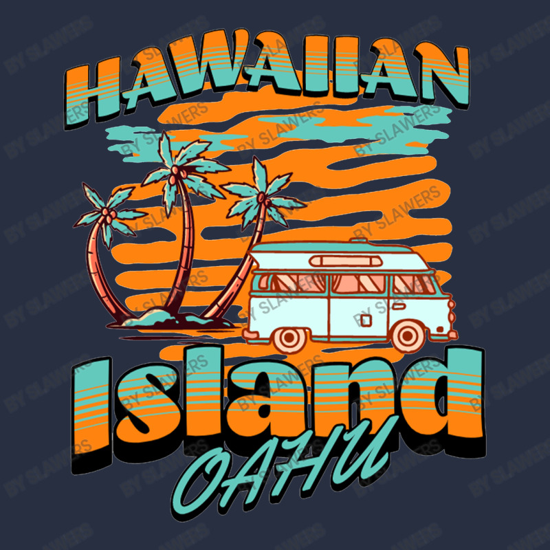 Hawaiian Island Oahu Retro Trucker Cap by slawers | Artistshot