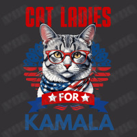 Cat Ladies For Kamala 2024 Vintage Hoodie And Short Set | Artistshot