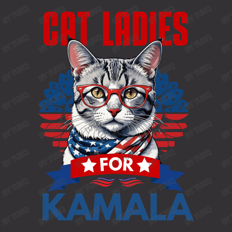 Cat Ladies For Kamala 2024 Vintage Hoodie And Short Set | Artistshot