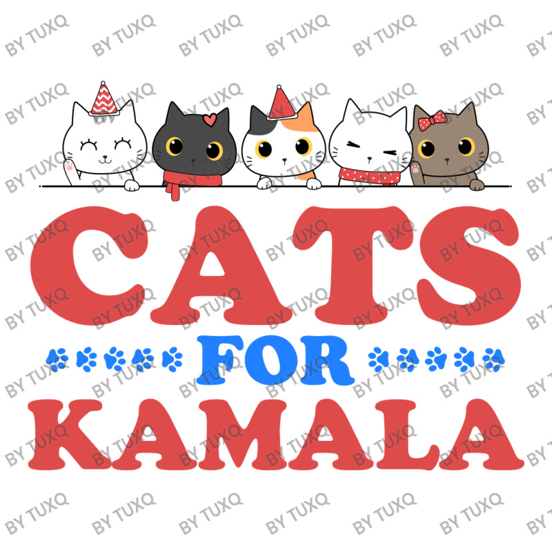 Cats For Kamala Star Paper Bag - 13 X 7 X 13 | Artistshot