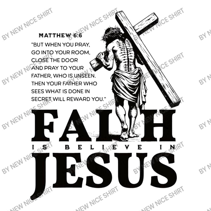 Faith Is Believe In Jesus Take Out Paper Bag - 14 X 10 X 15 1/2 | Artistshot