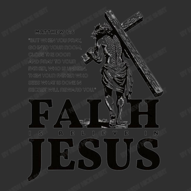 Faith Is Believe In Jesus Round Leatherette Patch | Artistshot