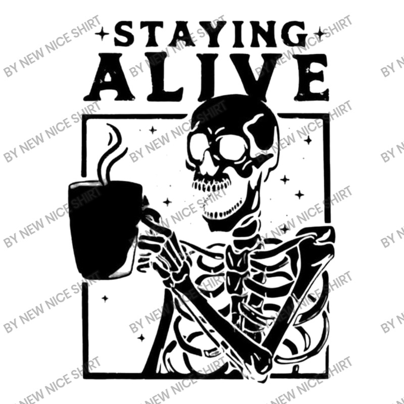 Staying Alive Take Out Paper Bag - 14 X 10 X 15 1/2 | Artistshot