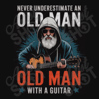 Old Man With A Guitar Foam Snapback Hat | Artistshot