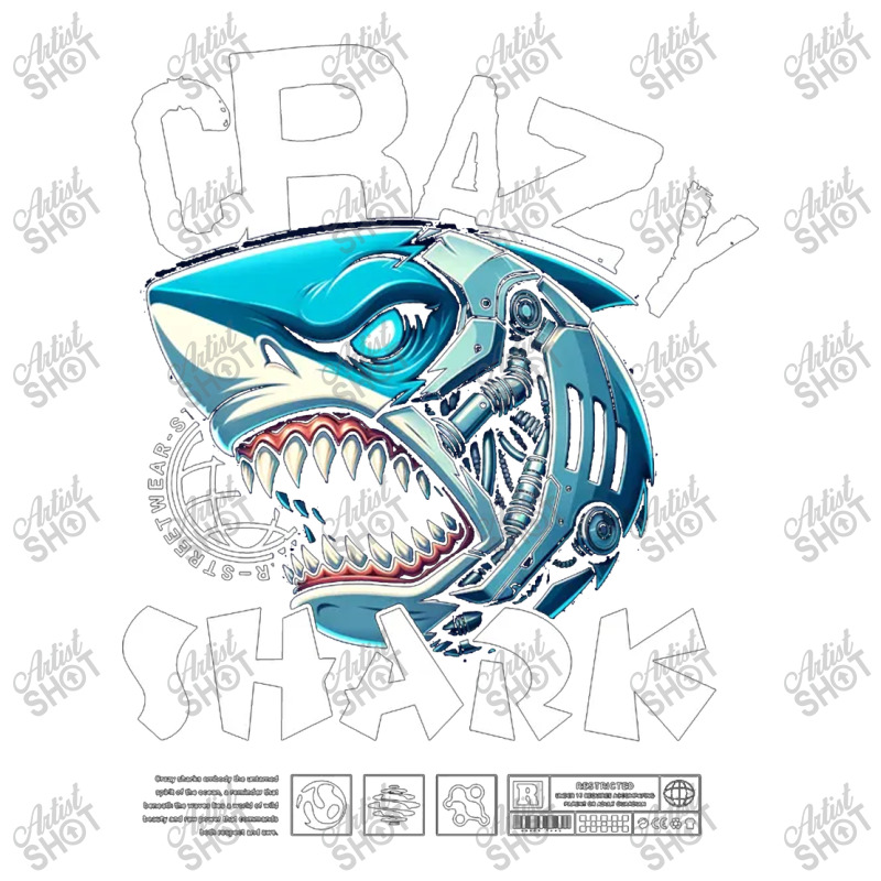 Crazy Shark Pickleball Paddle | Artistshot