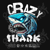 Crazy Shark Atv License Plate | Artistshot