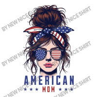 Messy Bun Hair American Flag Take Out Paper Bag - 14 X 10 X 15 1/2 | Artistshot