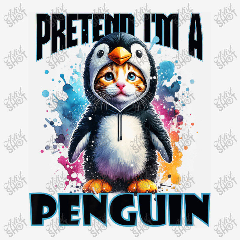 Funny Penguin Portrait Canvas Print | Artistshot