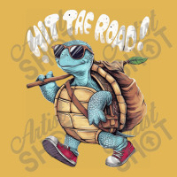 Hit The Road,funny Turtle Vintage Hoodie And Short Set | Artistshot