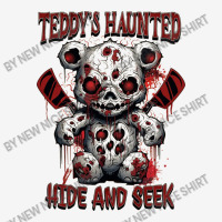 Scary Haunted Teddy Halloween Portrait Canvas Print | Artistshot