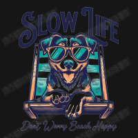 Slow Life - Dog Beach Graphic Active Duffel | Artistshot