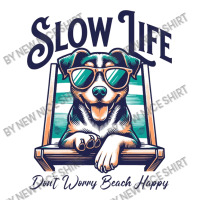 Slow Life - Dog Beach Graphic Queen Paper Bag - 16 X 6 X 19 1/4 | Artistshot