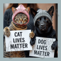 Cat Lives Matter Dog Lives Matter Trump 2024 Cats Unisex Sherpa-lined Denim Jacket | Artistshot