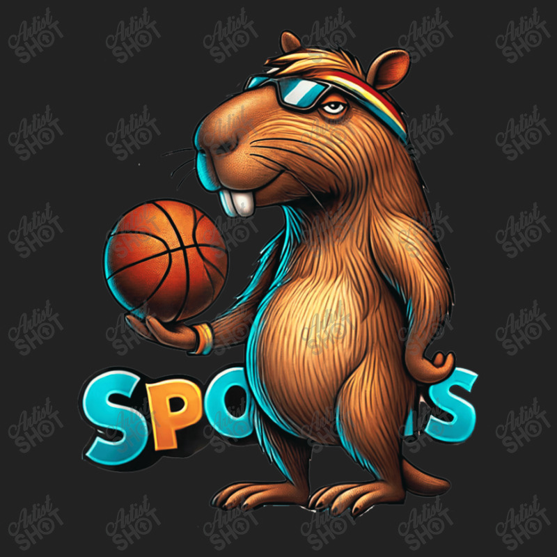 Capybara Basketball Animal Backpack | Artistshot