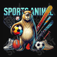 Capybara Sports Animal Crop Top | Artistshot