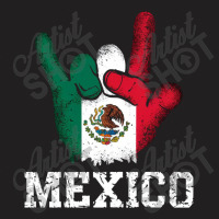 Hand Print Of Mexican Flag T-shirt | Artistshot