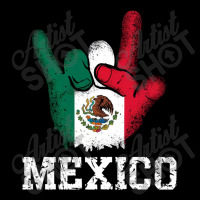 Hand Print Of Mexican Flag V-neck Tee | Artistshot