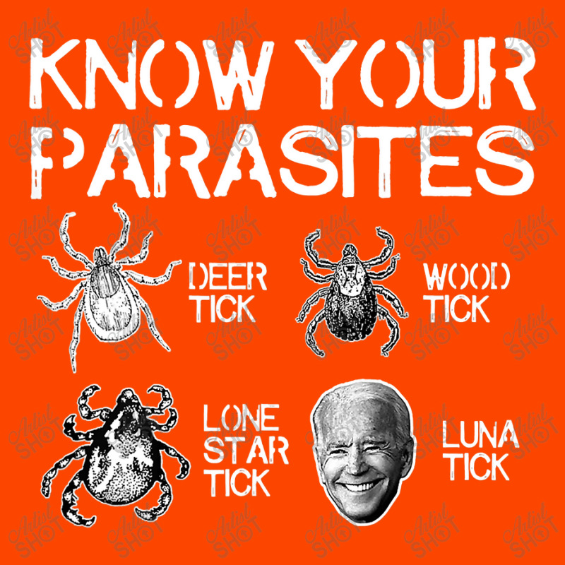 Know Your Parasites Tick Biden On Back Classic Retro Trucker Cap by home12 | Artistshot